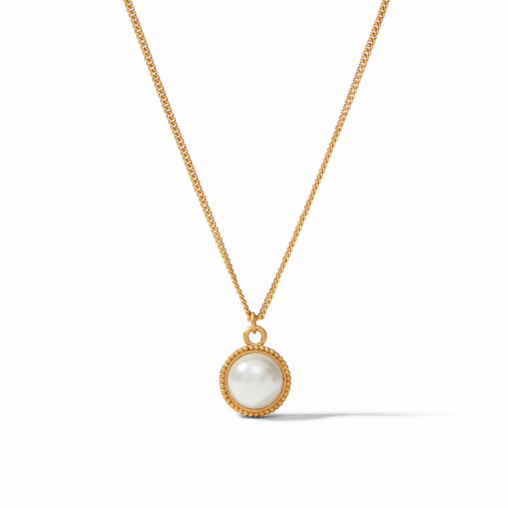 Julie Vos Fleur de Lis Solitaire Necklace