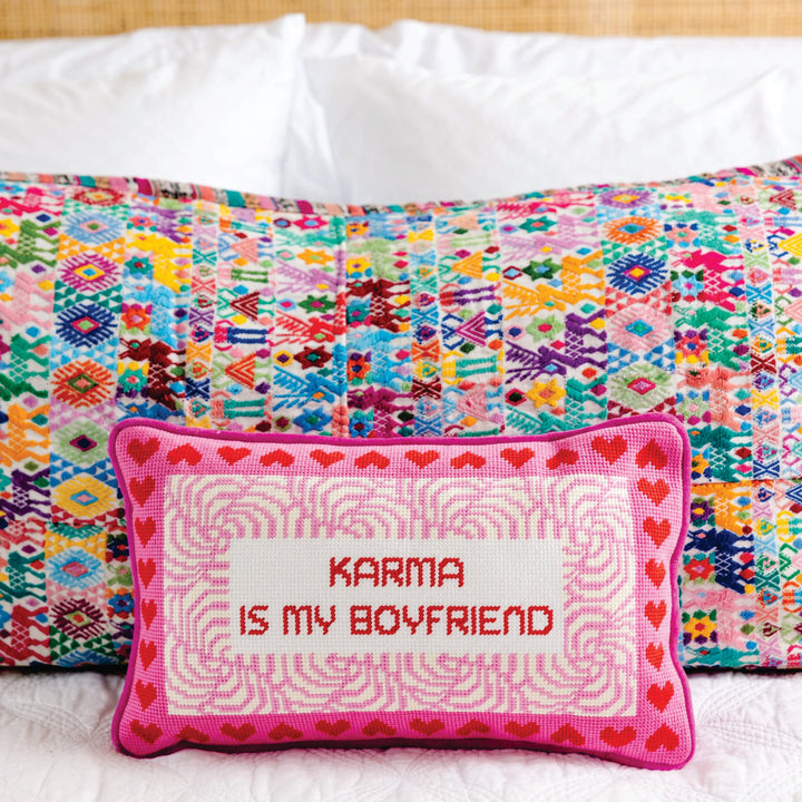 Furbish Needlepoint Pillow