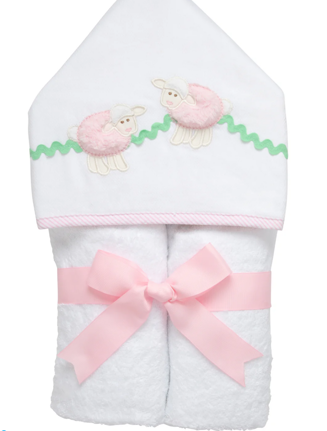 3 Marthas Hooded Towel Pink