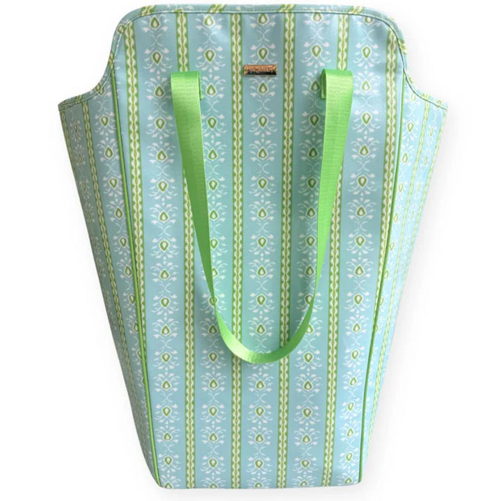 Laura Park Rosemary Stripe Blue Laundry Bag