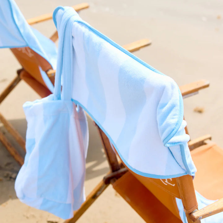 Weezie Striped Beach Chair Cover