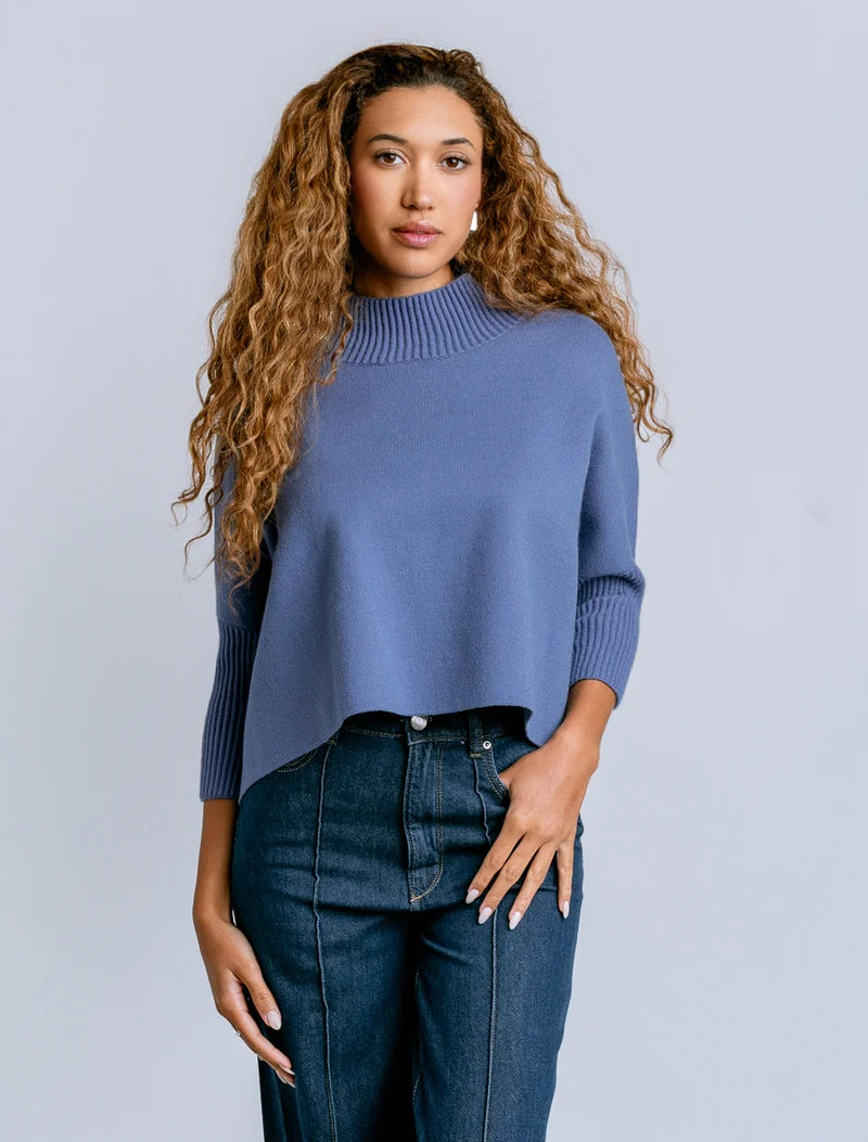 Kerisma Aja Sweater Blue Melange