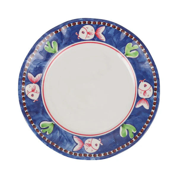 Vietri- Melamine Campagna Pesce Dinner Plate