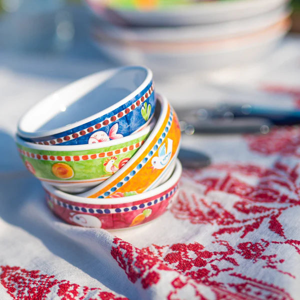 Vietri- Melamine Campagna Pesce Olive Oil Bowl