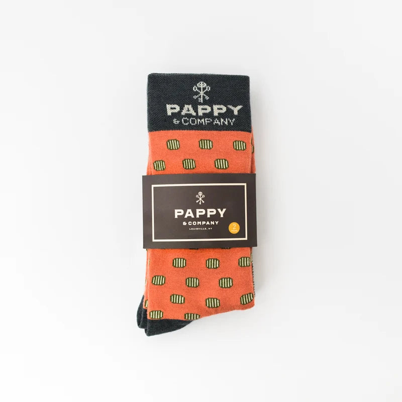 Pappy &amp; Company Barrels &amp; Bottles Sock Set Size L/XL: W 9.5-11/M 8-12