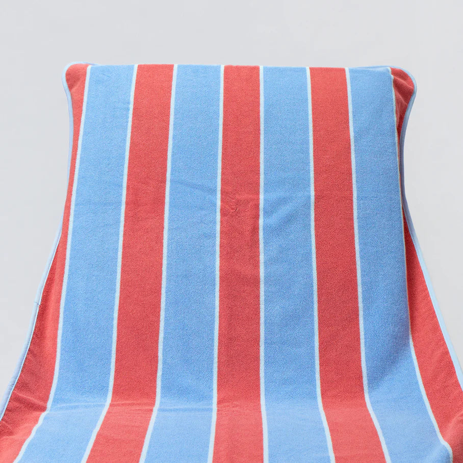 Weezie Striped Beach Chair Cover