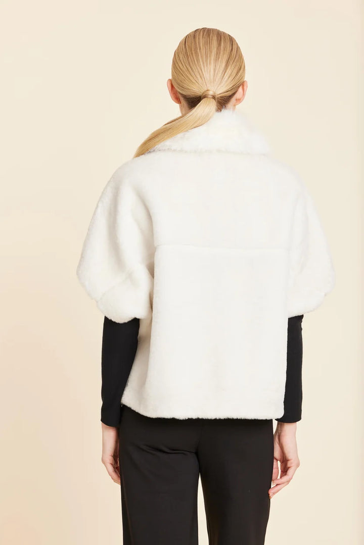 Dolce Cabo-Faux Fur Coccoon Cardigan