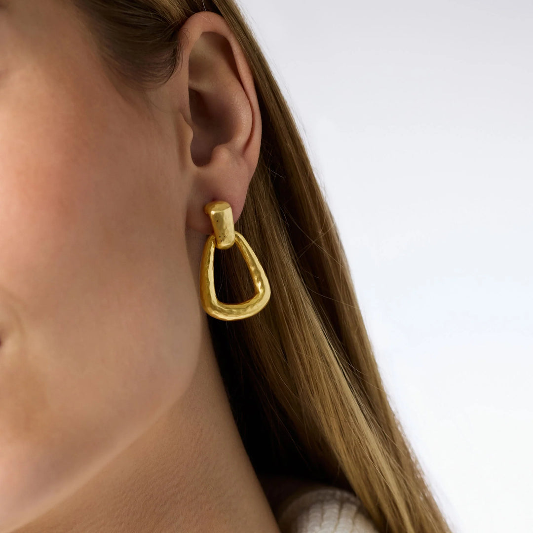 Julie Vos Sahara Demi Doorknocker Earring