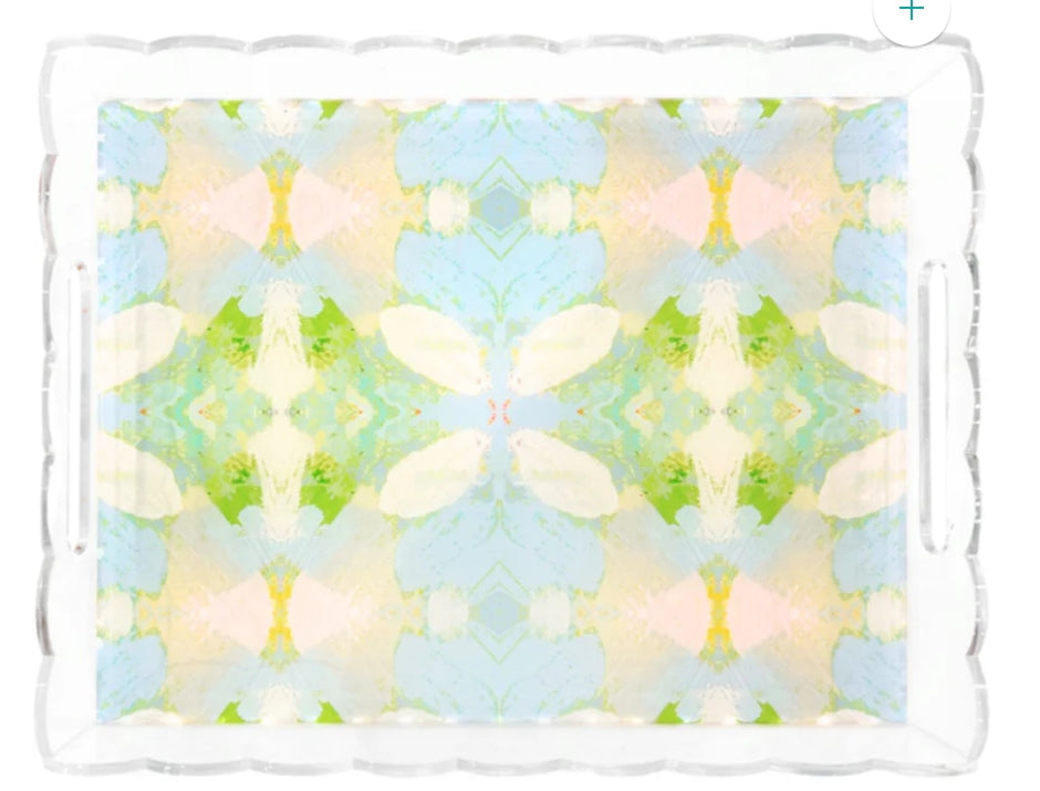 Laura Park Elephant Falls Scalloped Tray
