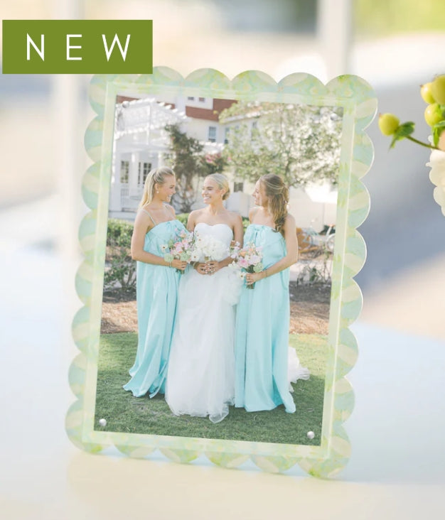 Laura Park Elephant Falls Scalloped Frame