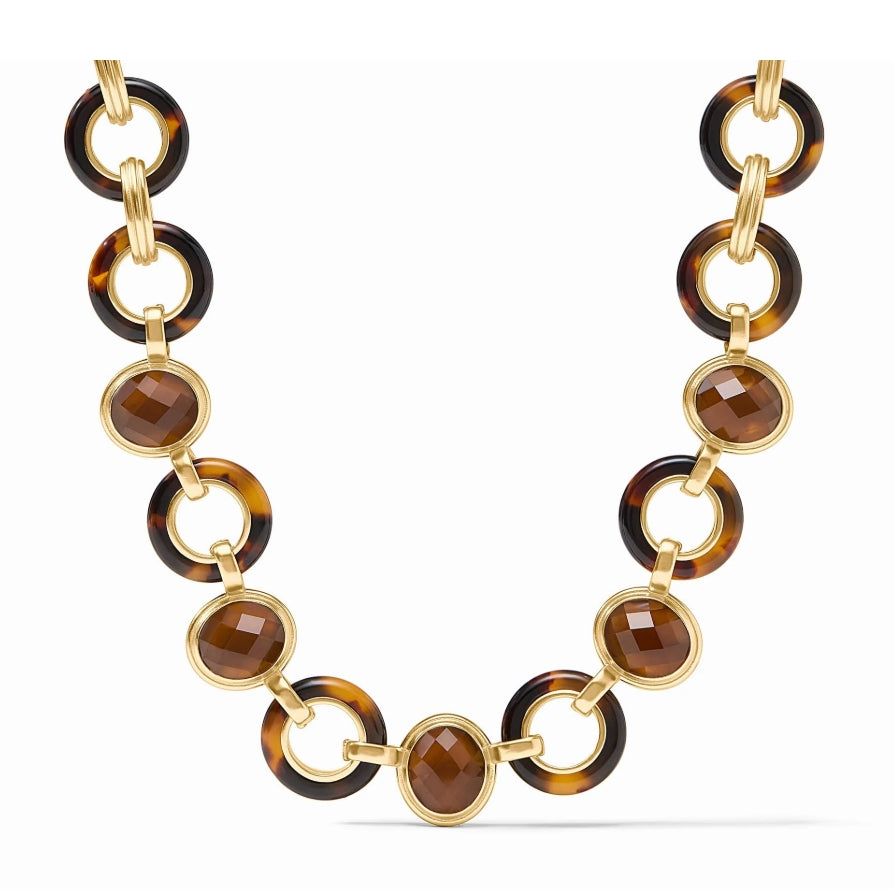 Julie Vos- Carnaby Stone Necklace Tortoise