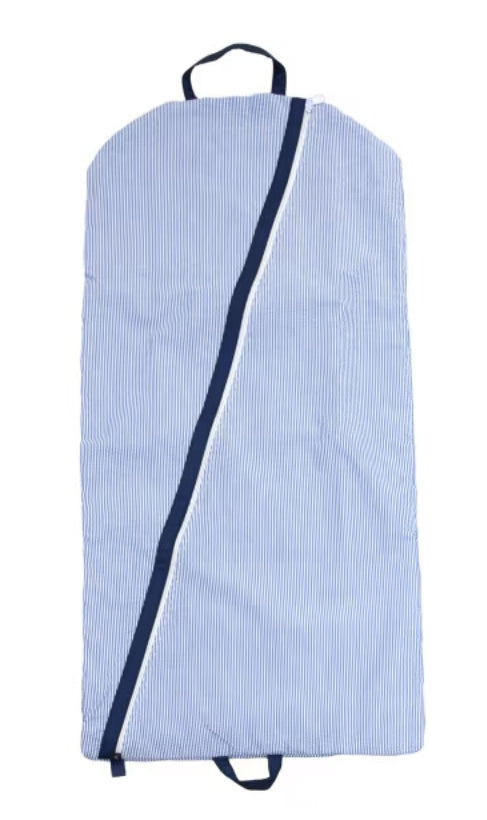 Mint Children's Seersucker Garment Bag