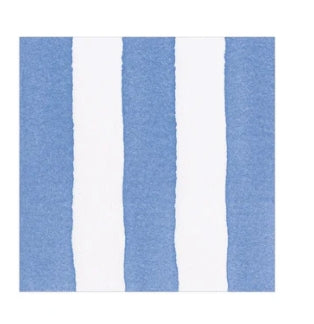 Caspari Cocktail Napkins - Cafe Stripe Paper Linen