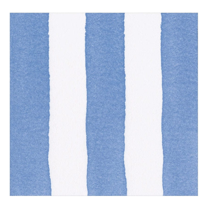 Caspari Lunch Napkins - Cafe Stripe Paper/Linen