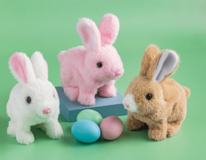 Mud Pie Hopping Bunny Plush