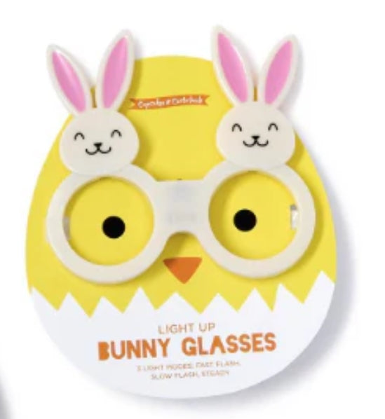 Two's Company Light Up Bunny Glasses