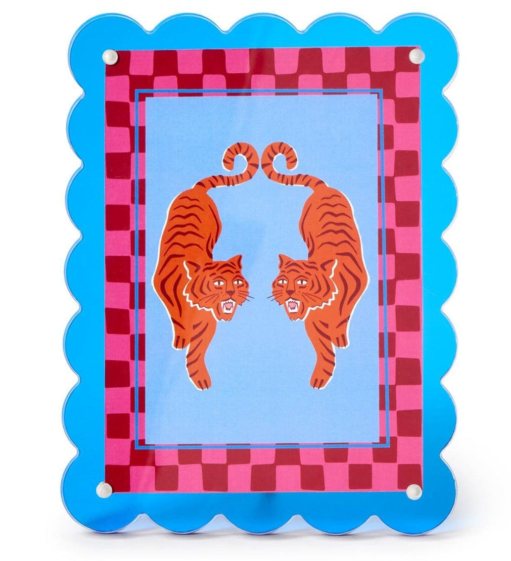 Two's Co. 5X7 Scalloped Pic Frame Acrylic