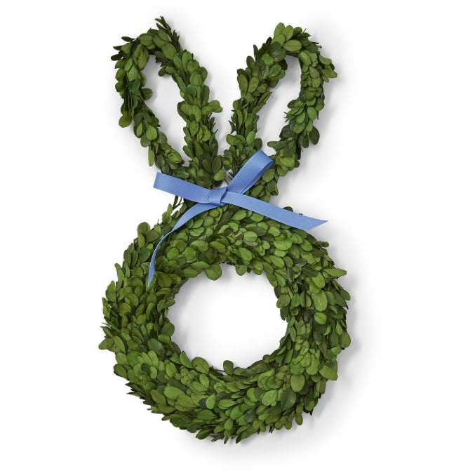 Two's Company Boxwood Bunny Wreath - Thumbnail 4
