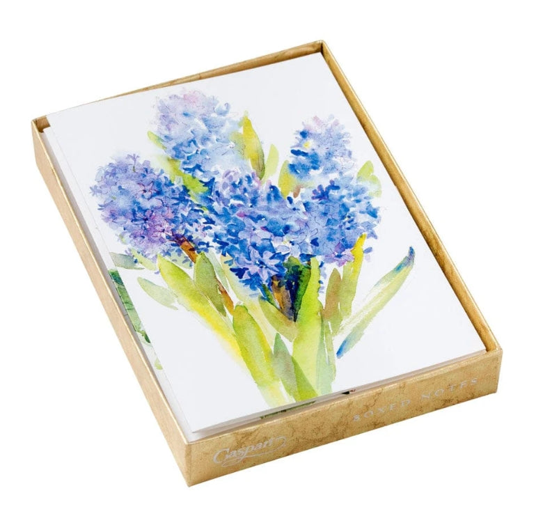 Handpainted Spring Flowers Assorted Notes 8-In Box