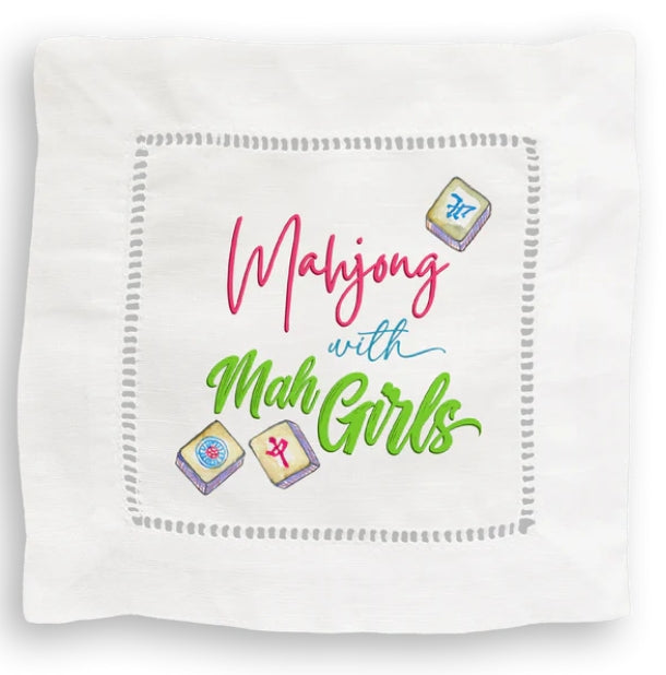 Mahjong Mixed Cocktail Napkin Set/4