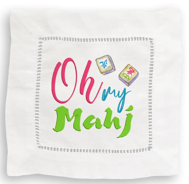 Mahjong Mixed Cocktail Napkin Set/4