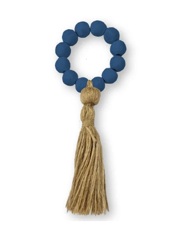 Terracotta Bead w/ Jute Napkin Ring