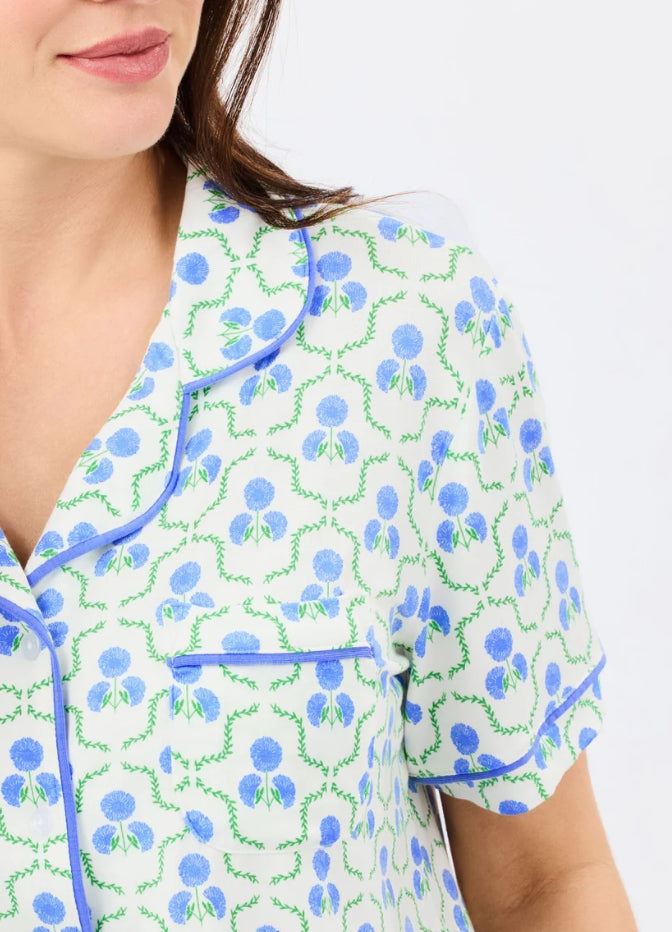 Mary Square Charlotte Pant Set Sweetbriar Lattice