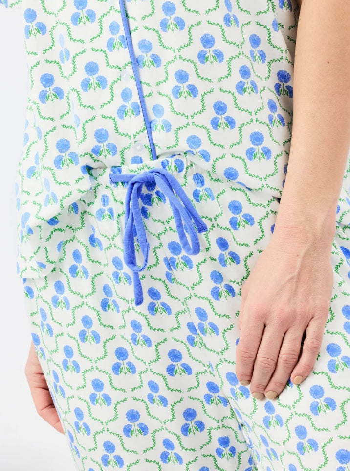 Mary Square Charlotte Pant Set Sweetbriar Lattice