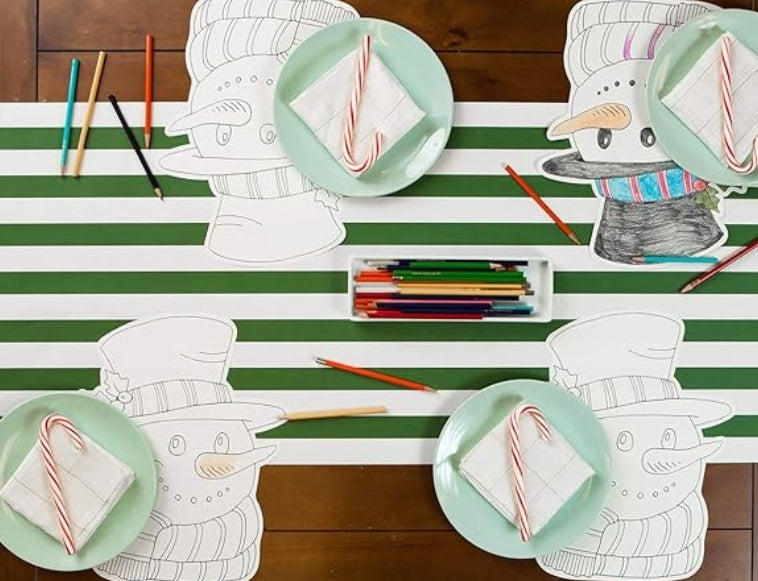 Hester & Cook Runner Dark Green Stripe