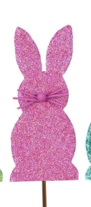 Round Top Collection Glitter Mini Bunnies