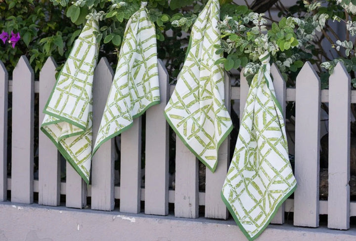 Green Bamboo Napkin S/4