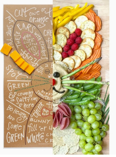 Color Box- Bunny Charcuterie Mat