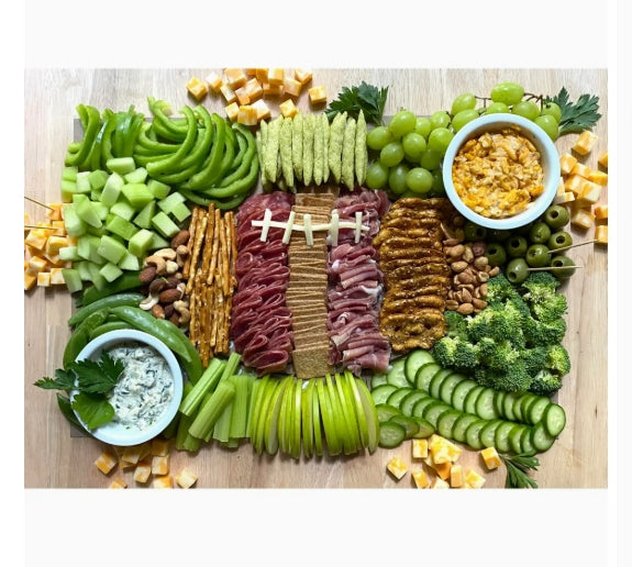 Color Box- Football Charcuterie Mat