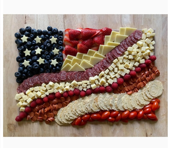 Color Box- Flag Charcuterie Mat