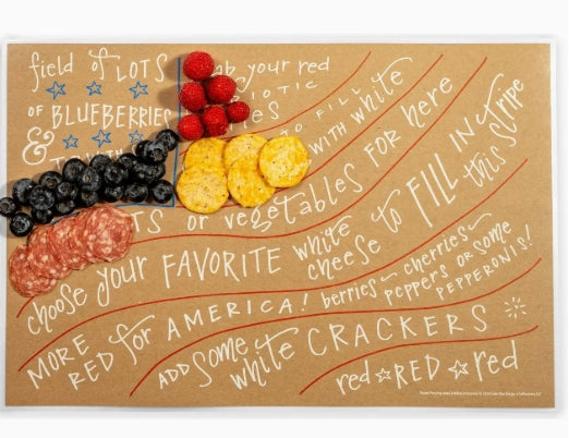 Color Box- Flag Charcuterie Mat