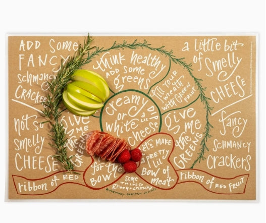 Color Box - Wreath Charcuterie Mat
