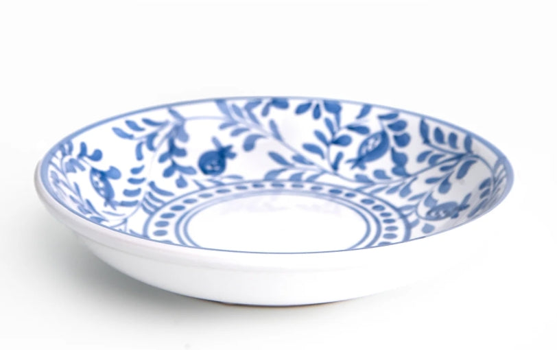 Scroll Blue Pasta Bowl