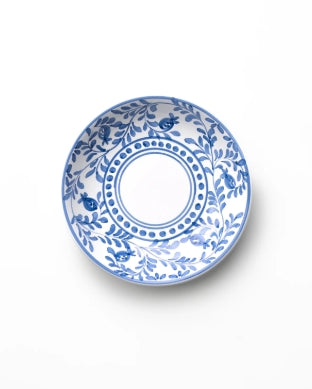 Scroll Blue Pasta Bowl