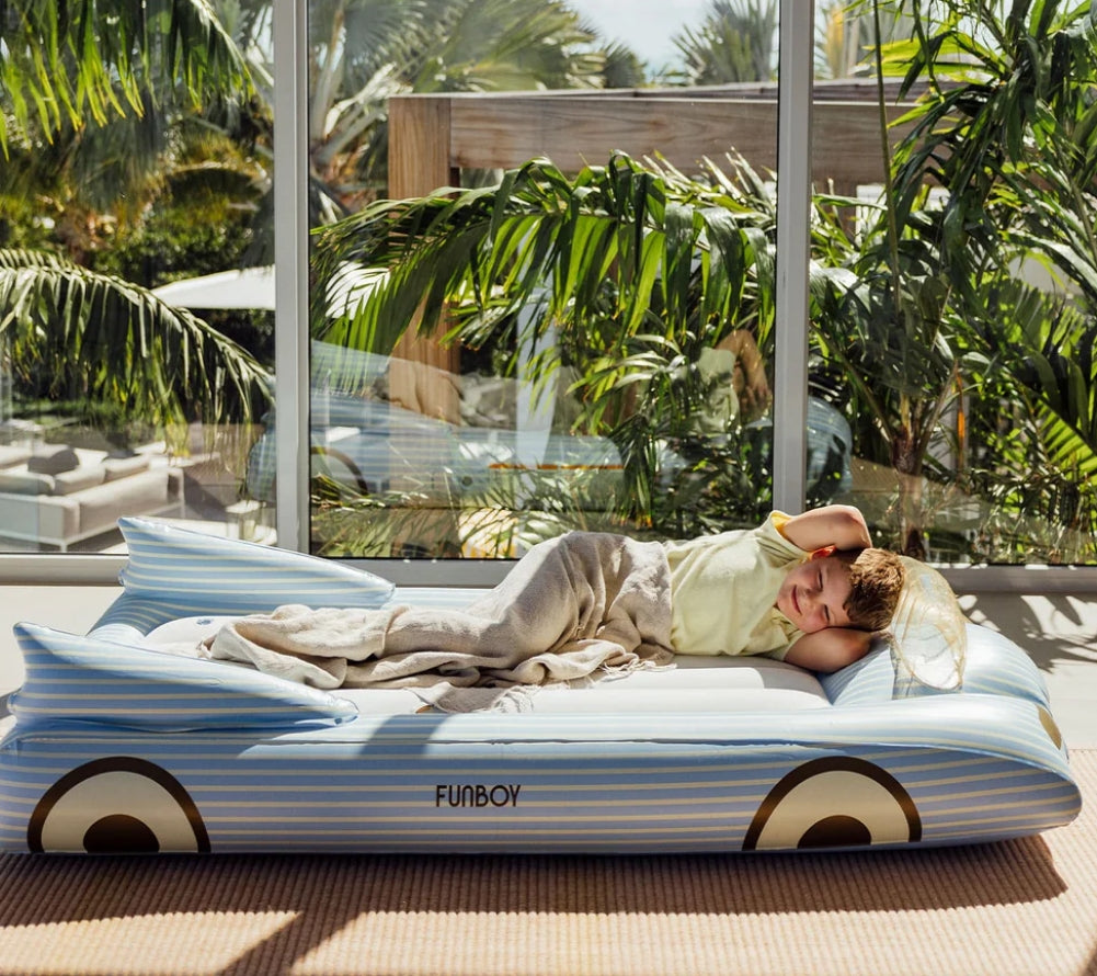 Fun Boy- Blue convertible air mattress