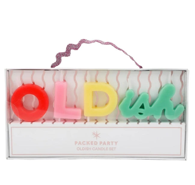 Packed Party OLDish Birthday Candle