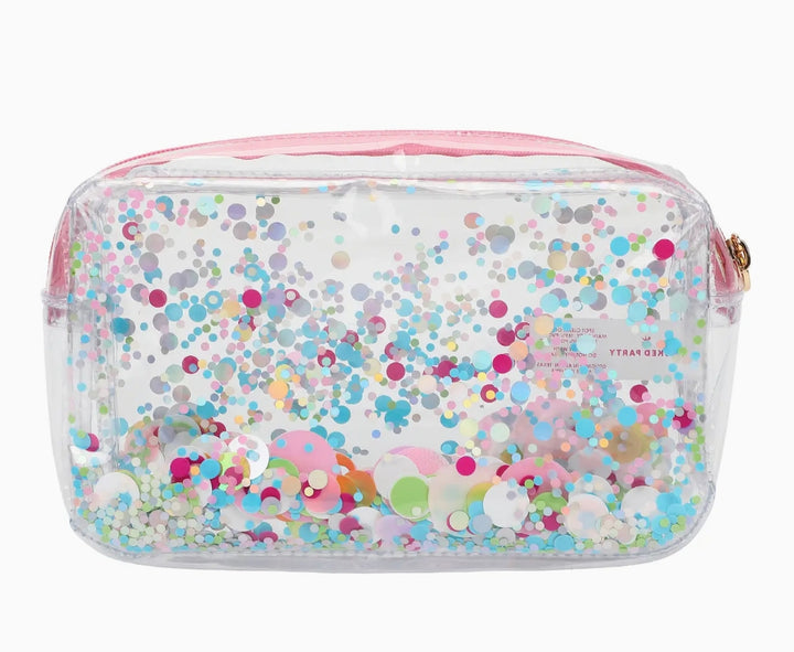 Packed Party Clear Vinyl Pouch w/ Confetti