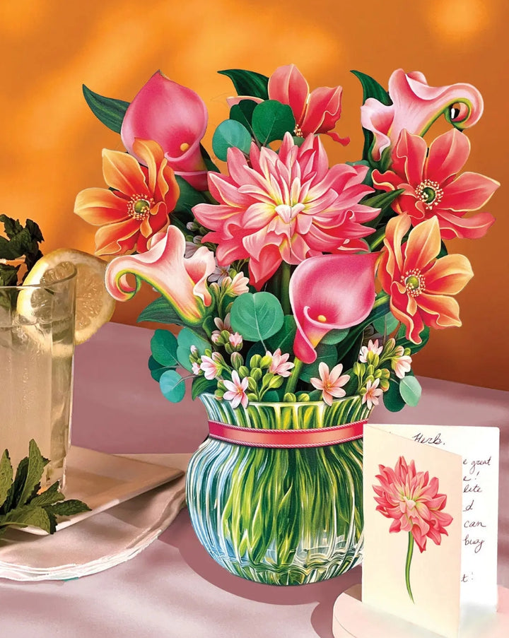 Freshcut Paper Pop Up Cards, Dear Dahlia