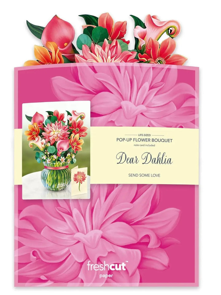 Freshcut Paper Pop Up Cards, Dear Dahlia