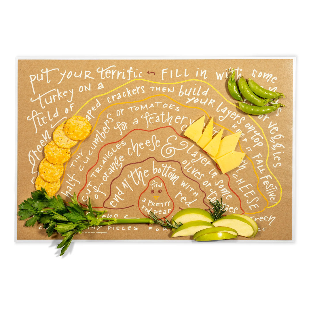 Color Box - Turkey Charcuterie Mat