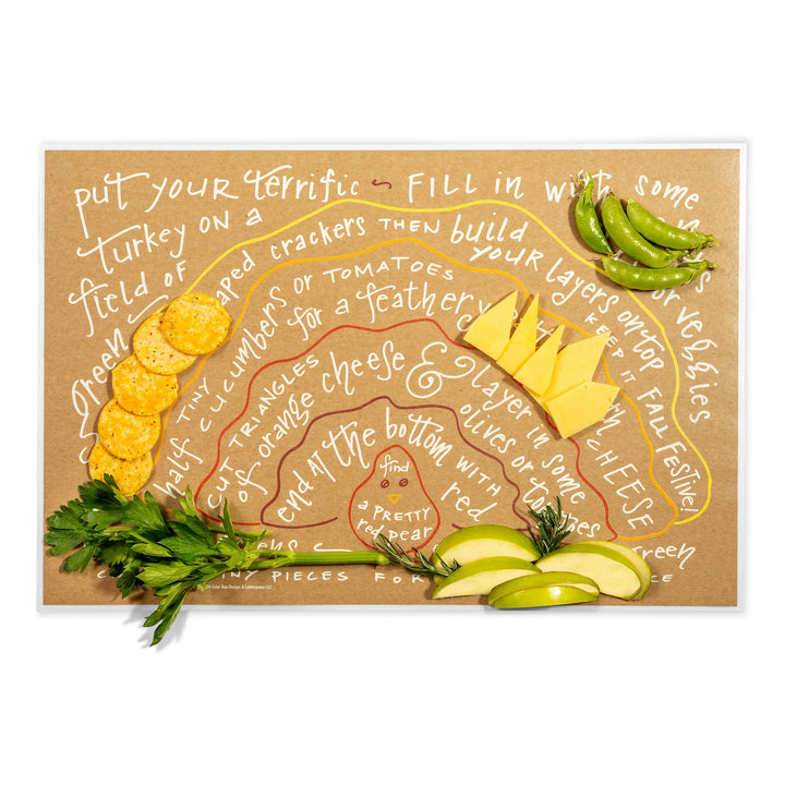 Color Box - Turkey Charcuterie Mat