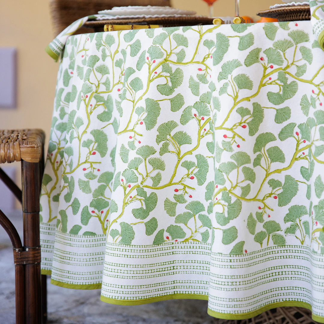 Pomegranate Inc. Spring Ginkgo Tablecloth