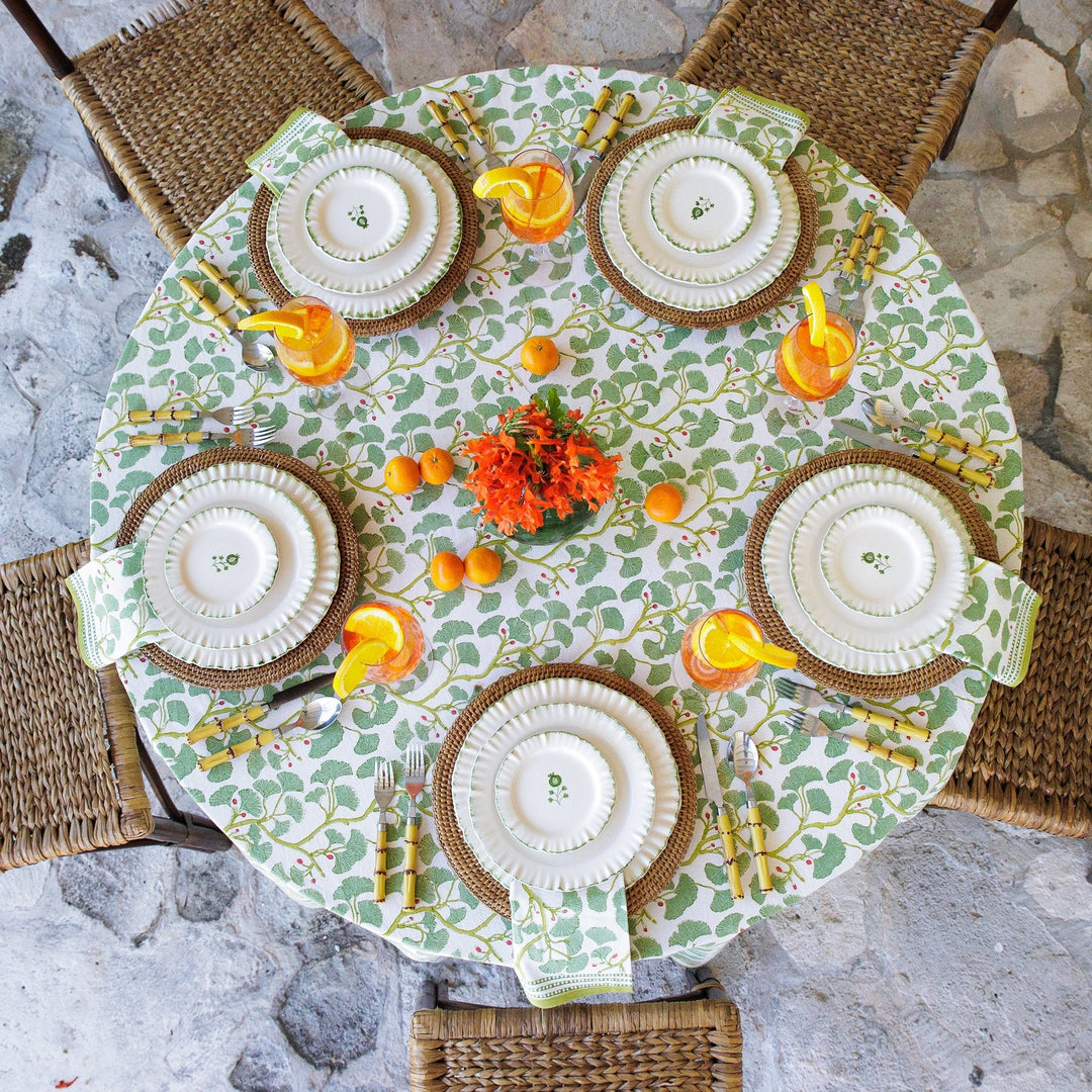 Pomegranate Inc. Spring Ginkgo Tablecloth