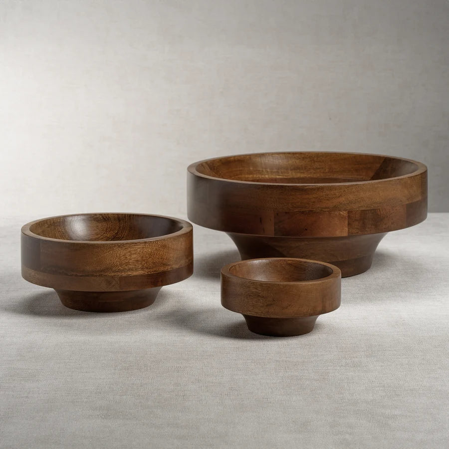 Zodax Handcrafted Mango Wood Oasis Bowl