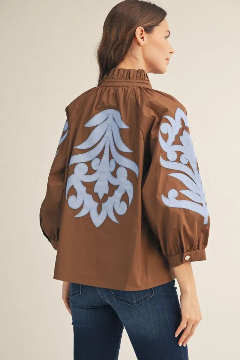 Jodifl Top Brown