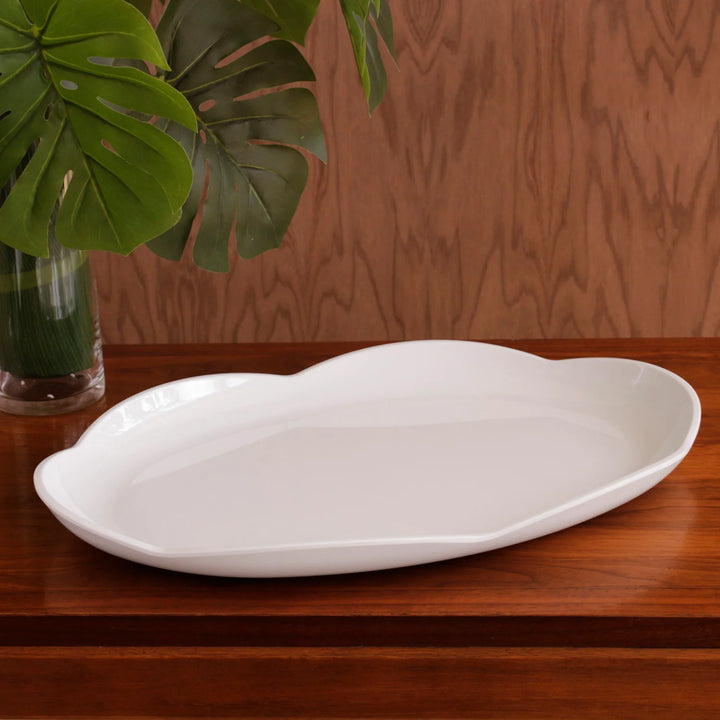 Beatriz Ball VIDA Havana Large Oval Platter White